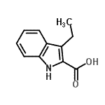 CAS 登录号：92287-88-2， 3-乙基-1H-吲哚-2-羧酸