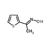 CAS 登录号：92313-54-7， (1E)-N-羟基-1-(2-噻吩基)乙烷亚胺