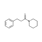 CAS 登录号：92326-86-8， 3-苯基-1-(1-哌啶基)-1-丙烷硫酮
