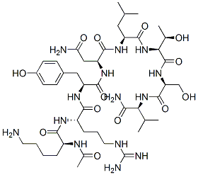 CAS 登录号:92355-86-7, N-乙酰基-赖氨酰-精氨酰-酪氨酰-天冬氨酰胺酰-亮氨酰基-苏氨酰-丝氨酰-缬氨酰胺