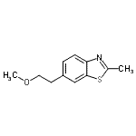 CAS 登录号：92367-63-0， 6-(2-甲氧基乙基)-2-甲基-1,3-苯并噻唑