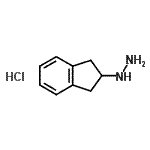 CAS 登录号：92403-21-9， 2,3-二氢-1H-茚-2-基肼盐酸盐(1:1)