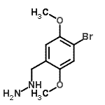CAS 登录号：926230-23-1， (4-溴-2,5-二甲氧基苄基)肼