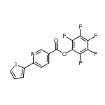 CAS#: 926921-59-7， Pentafluorophenyl 6-(2-thienyl)nicotinate