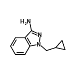 CAS 登录号：927802-22-0， 1-(环丙基甲基)-1H-吲唑-3-胺