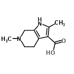 CAS#: 927803-03-0， 2,6-Dimethyl-4,5,6,7-tetrahydro-1H-pyrrolo[2,3-c]pyridine-3-carboxylic acid