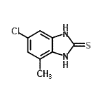 CAS 登录号：92806-97-8， 6-氯-4-甲基-1,3-二氢苯并咪唑-2-硫酮