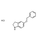 CAS 登录号：92818-37-6， 5-(苄氧基)吲哚啉盐酸盐(1:1)