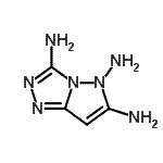 CAS 登录号：928338-36-7， 5H-吡唑并[5,1-c][1,2,4]三唑-3,5,6-三胺