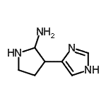 CAS 登录号：929102-07-8， 3-(1H-咪唑-4-基)-2-吡咯烷胺