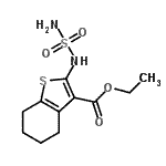 CAS 登录号：92932-03-1， 乙基2-(氨基磺酰基氨基)-4,5,6,7-四氢-1-苯并噻吩-3-羧酸酯