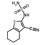 CAS 登录号：92932-08-6， N-(3-氰基-4,5,6,7-四氢-1-苯并噻吩-2-基)硫二酰胺