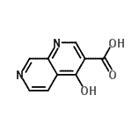 CAS 登录号：92972-37-7， 4-羟基-1,7-萘啶-3-羧酸