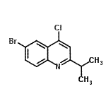 CAS 登录号：930570-43-7， 6-溴-4-氯-2-异丙基喹啉