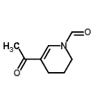 CAS 登录号：93172-31-7， 5-乙酰基-3,4-二氢-1(2H)-吡啶甲醛