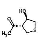 CAS 登录号：93198-77-7， 1-[(3S,4R)-4-羟基四氢-3-噻吩基]乙酮
