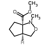 CAS 登录号：93360-93-1， 甲基(3aS,6aR)-1-甲基四氢-1H-环戊二烯并[c][1,2]恶唑-6a(3H)-羧酸酯