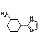 CAS 登录号：933701-02-1， 3-(1H-咪唑-2-基)环己胺