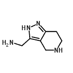 CAS#: 933716-16-6， 1-(4,5,6,7-Tetrahydro-2H-pyrazolo[4,3-c]pyridin-3-yl)methanamine