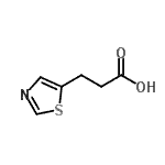 CAS#: 933724-95-9， 3-(1,3-Thiazol-5-yl)propanoic acid