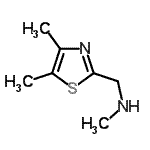 CAS 登录号：933751-02-1， 1-(4,5-二甲基-1,3-噻唑-2-基)-N-甲基甲胺