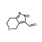 CAS 登录号：933752-21-7， 2,4,6,7-四氢吡喃并[4,3-c]吡唑-3-甲醛