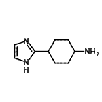 CAS 登录号：933759-41-2， 4-(1H-咪唑-2-基)环己胺