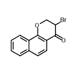 CAS 登录号：93416-98-9， 3-溴-2,3-二氢-4H-苯并[h]苯并吡喃-4-酮