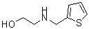 结构式 CAS# 93448-34-1, 2-[(2-噻吩基甲基)氨基]乙醇