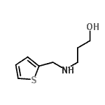 CAS 登录号：93448-51-2， 3-(2-噻吩基甲基氨基)丙-1-醇