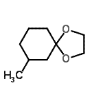 CAS 登录号：935-46-6， 7-甲基-1,4-二氧杂螺[4.5]癸烷