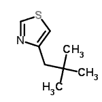 CAS#: 935460-44-9， 4-(2,2-dimethylpropyl)thiazole