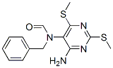 CAS 登录号：93569-41-6， N-[4-氨基-2,6-双(甲硫基)嘧啶-5-基]-N-苄基甲酰胺