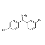 CAS 登录号：936497-92-6， 4-[氨基(3-溴苯基)甲基]苯酚