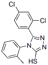 CAS 登录号：93677-85-1， 5-(2,4-二氯苯基)-4-(2-甲基苯基)-4H-1,2,4-三唑-3-硫醇