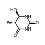 CAS 登录号：93713-25-8， (5R,6R)-5-氟-6-羟基二氢-2,4(1H,3H)-嘧啶二酮