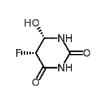 CAS 登录号：93713-26-9， (5R,6S)-5-氟-6-羟基二氢-2,4(1H,3H)-嘧啶二酮