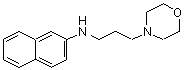 CAS 登录号：93762-06-2， N-2-萘基-4-吗啉丙胺