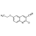 CAS 登录号：937672-26-9， 2-氯-6-乙氧基-3-喹啉甲腈