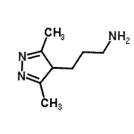 CAS 登录号：937690-27-2， 3-(3,5-二甲基-4H-吡唑-4-基)-1-丙胺
