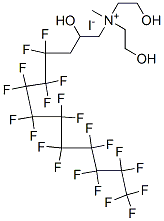 CAS 登录号：93776-17-1， [4,4,5,5,6,6,7,7,8,8,9,9,10,10,11,11,12,12,13,13,13-二十一氟-2-羟基三decan-1-基][双(2-羟基乙基)]甲基铵碘化物