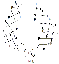 CAS 登录号：93776-21-7， 双[全氟癸基乙基]磷酸酯铵盐