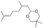 CAS 登录号：93776-90-0， 2-(2,6-二甲基-5-庚烯基)-5,5-二甲基-1,3-二恶烷