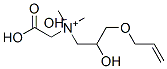 CAS#: 93778-78-0， (3-Allyloxy-2-Hydroxy)Propylcarboxymethyldimethylammonium Hydroxide