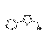 CAS 登录号：937795-98-7， 1-[5-(4-吡啶基)-2-噻吩基]甲胺