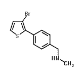 CAS#: 937796-02-6， 1-[4-(3-Bromo-2-thienyl)phenyl]-N-methylmethanamine