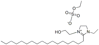 CAS 登录号：93783-21-2， 1-乙基-2-十七烷基-4,5-二氢-3-(2-羟基乙基)-1H-咪唑鎓硫酸乙酯盐