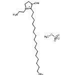CAS#: 93783-25-6， 1-(2-Aminoethyl)-2-heptadecyl-3-methylimidazolidin-1-ium methyl sulfate
