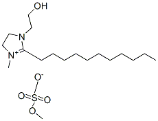 CAS 登录号：93783-33-6， 4,5-二氢-1-(2-羟基乙基)-3-甲基-2-十一烷基-1H-咪唑鎓硫酸甲酯盐