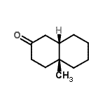 CAS 登录号：938-06-7， (4aR,8aS)-4a-甲基八氢-2(1H)-萘酮